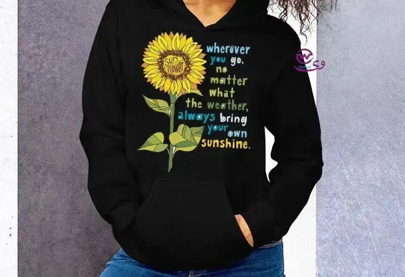 Adult Hoodies -Sunflower