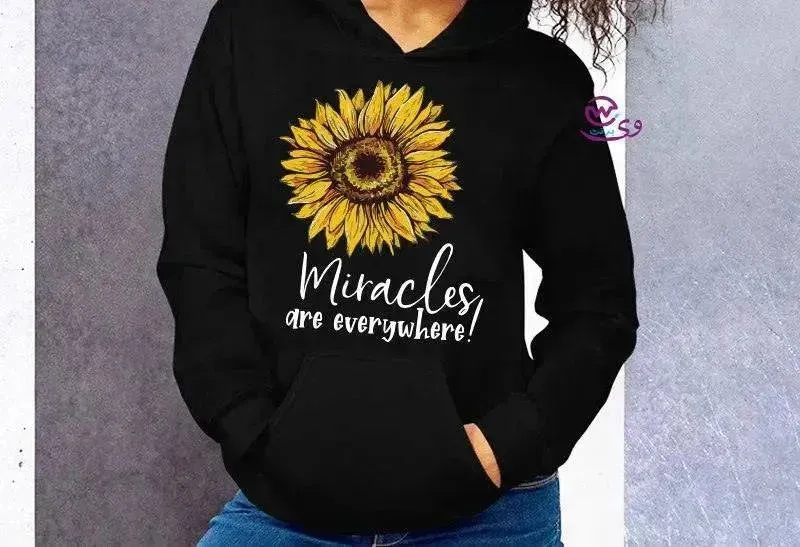 Adult Hoodies -Sunflower