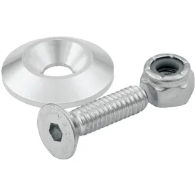 Allstar Performance Countersunk Bolt Kit - #10-32" x 1" w/1" O.D. Washer (50 Pack)