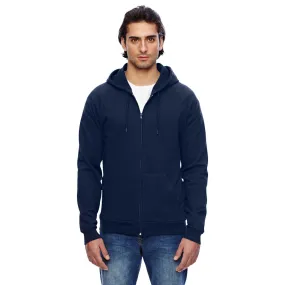 American Apparel Unisex Navy California Fleece Zip Hoodie