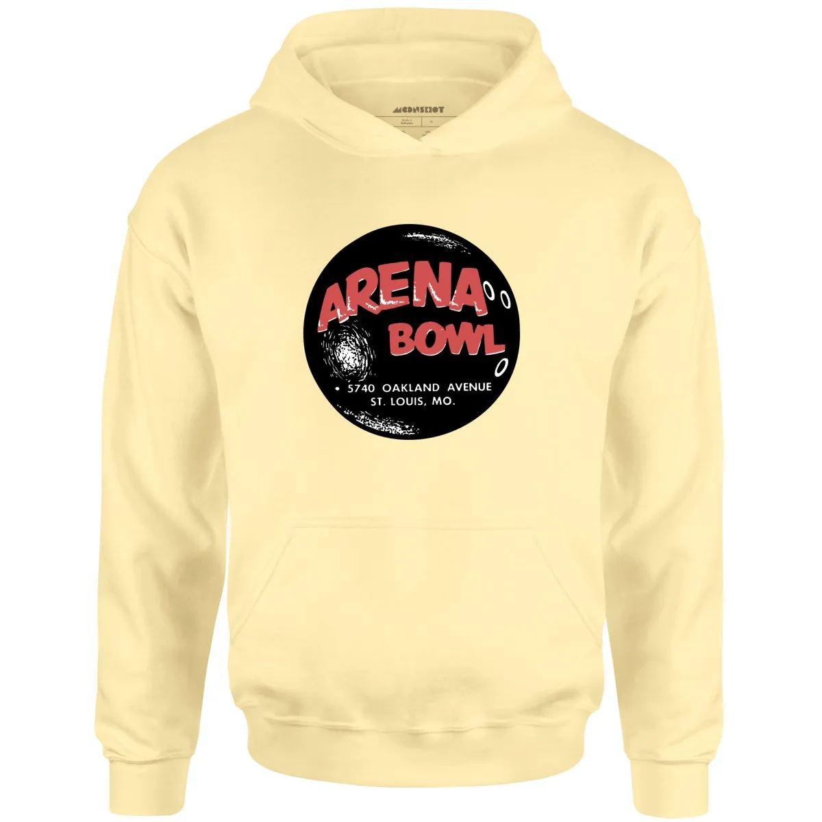 Arena Bowl - St. Louis, MO - Vintage Bowling Alley - Unisex Hoodie