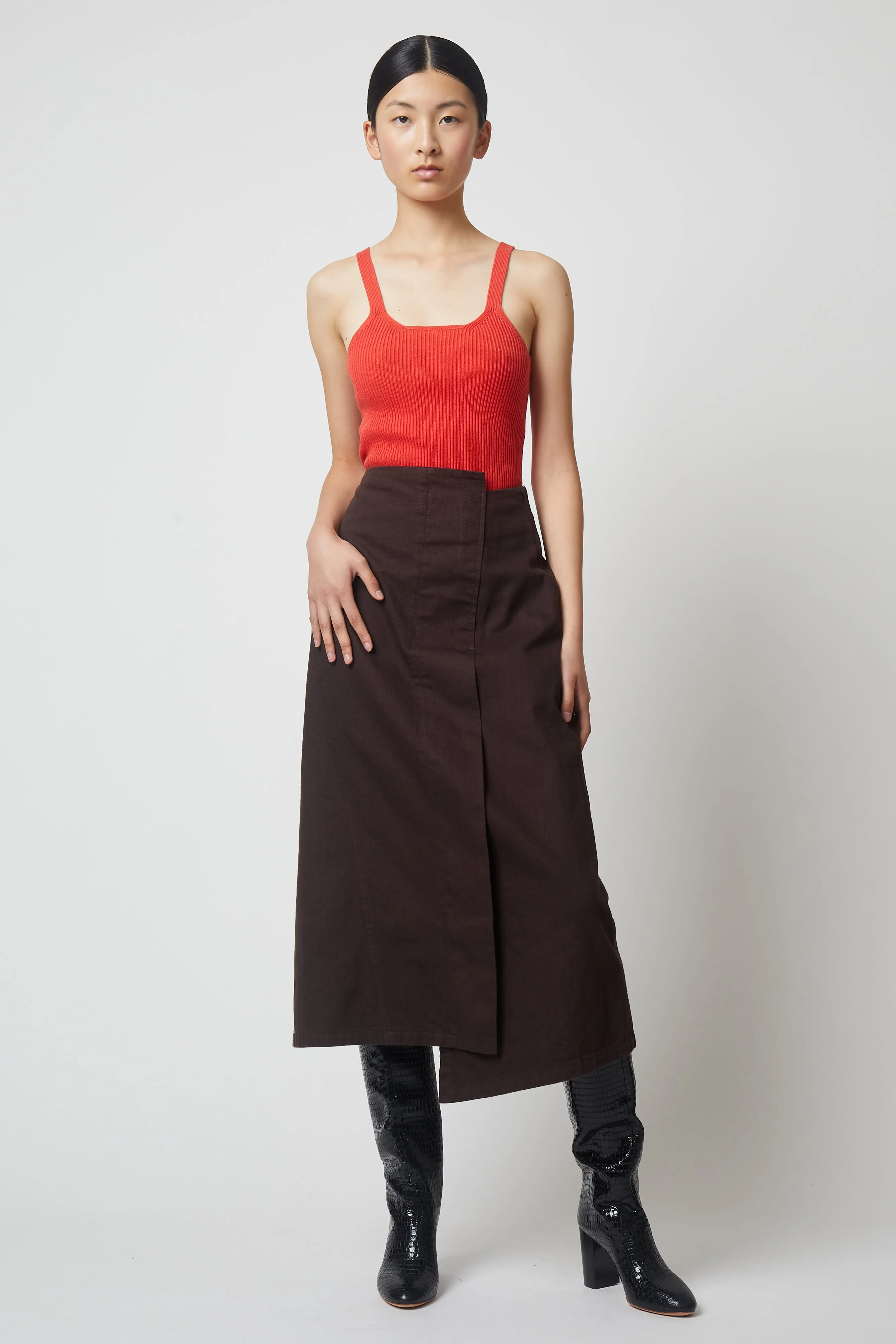 ASYMMETRICAL SKIRT