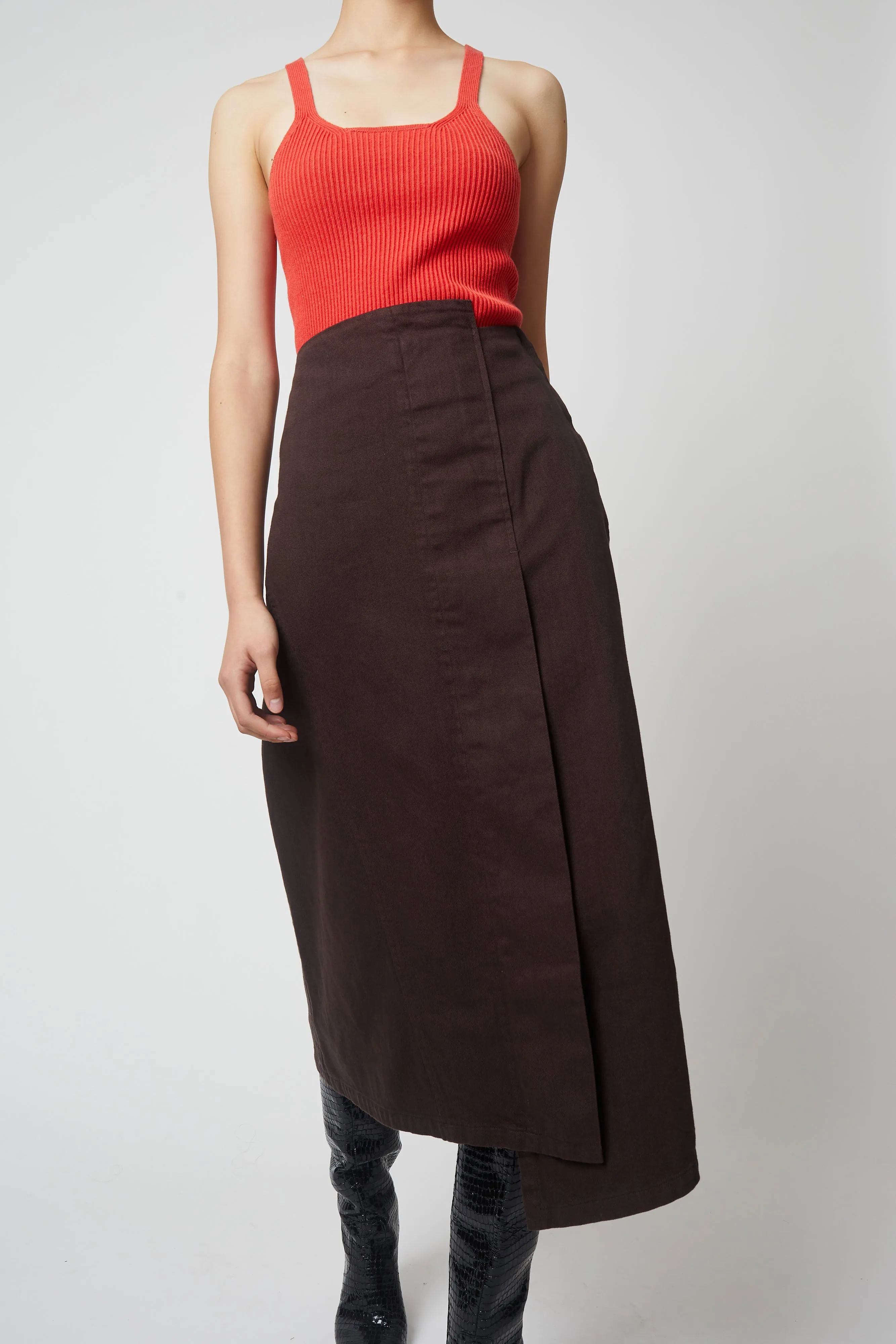 ASYMMETRICAL SKIRT