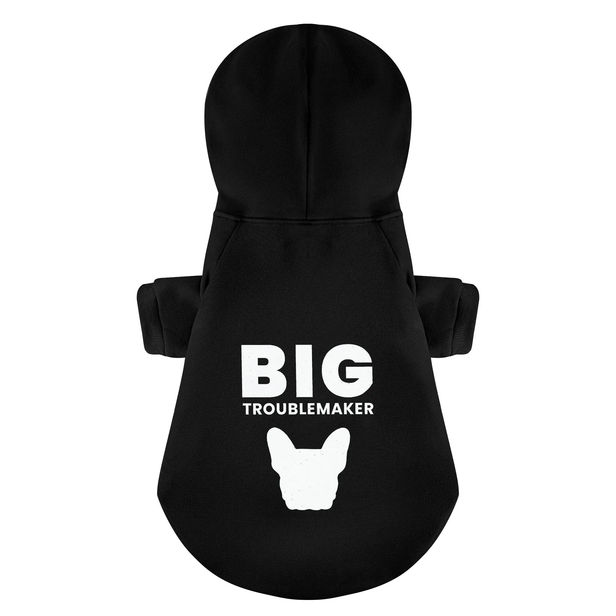 Big troublemaker and Little troublemaker - Matching French Bulldog Hoodies – Stylish, Cozy & Personalized!