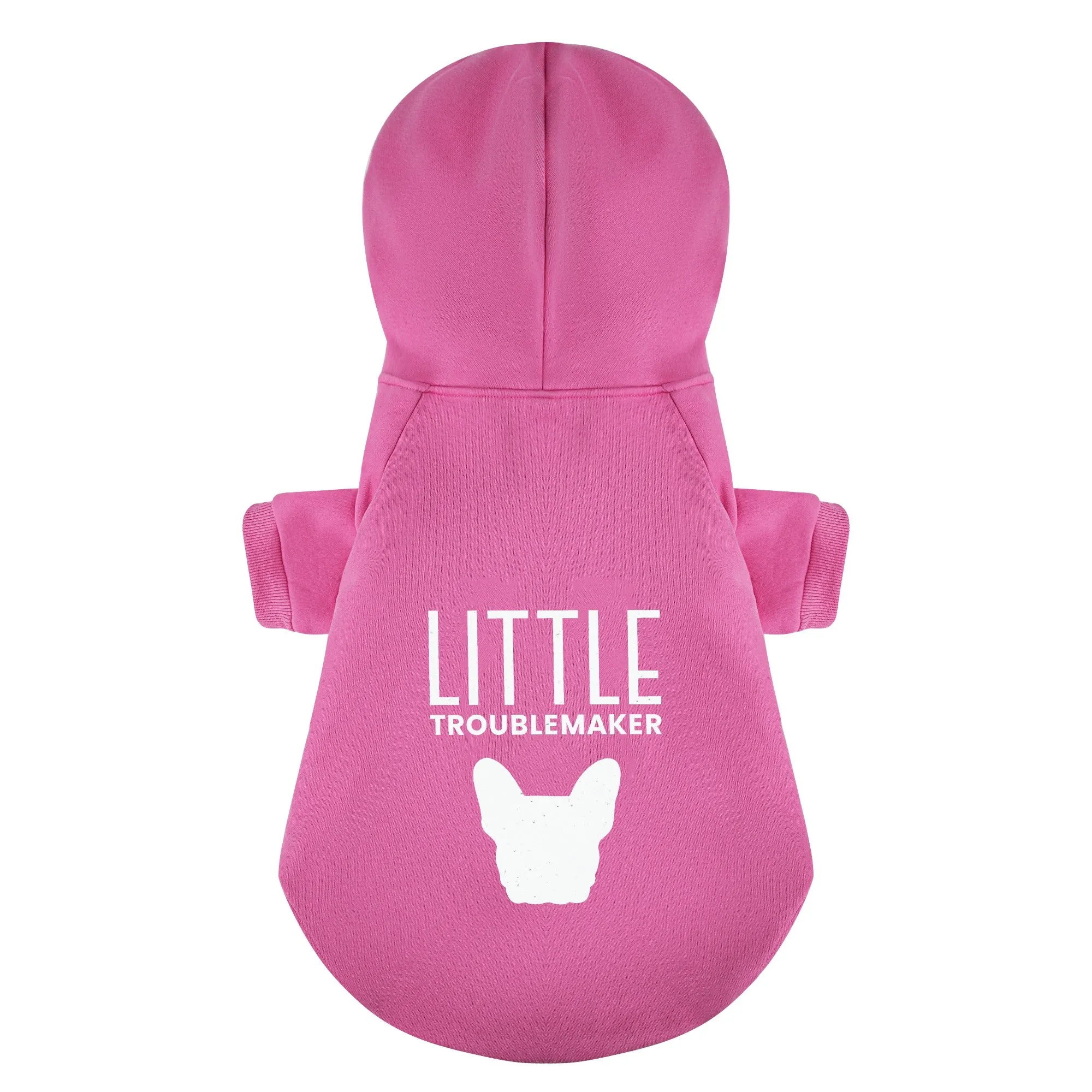 Big troublemaker and Little troublemaker - Matching French Bulldog Hoodies – Stylish, Cozy & Personalized!