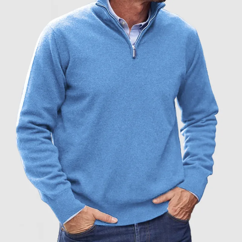 Classic Half Zip Stylish Sweater