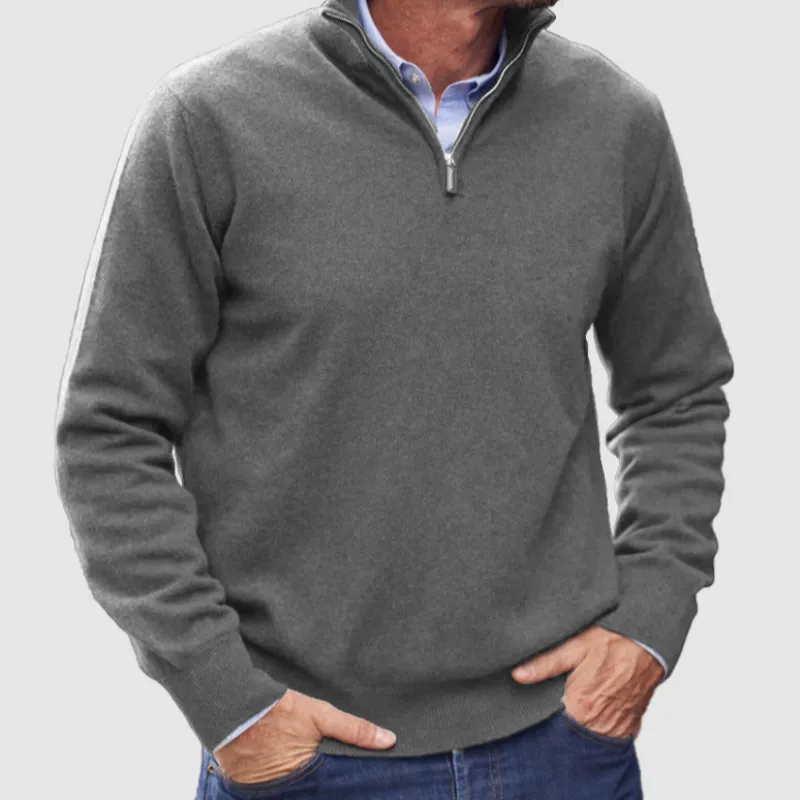 Classic Half Zip Stylish Sweater