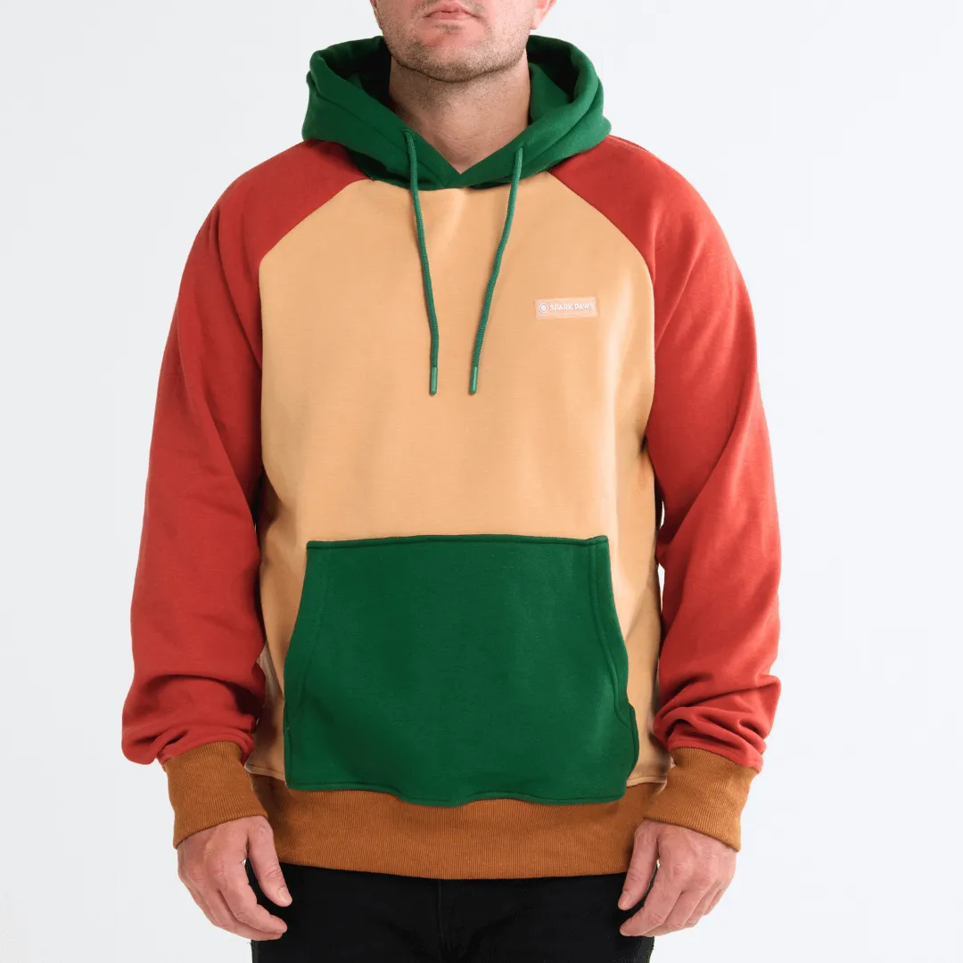 Color Block Human Hoodies