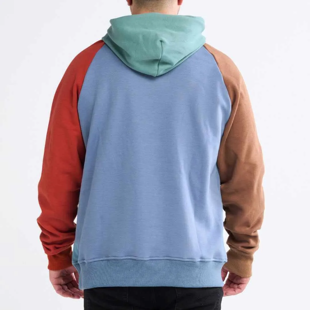 Color Block Human Hoodies