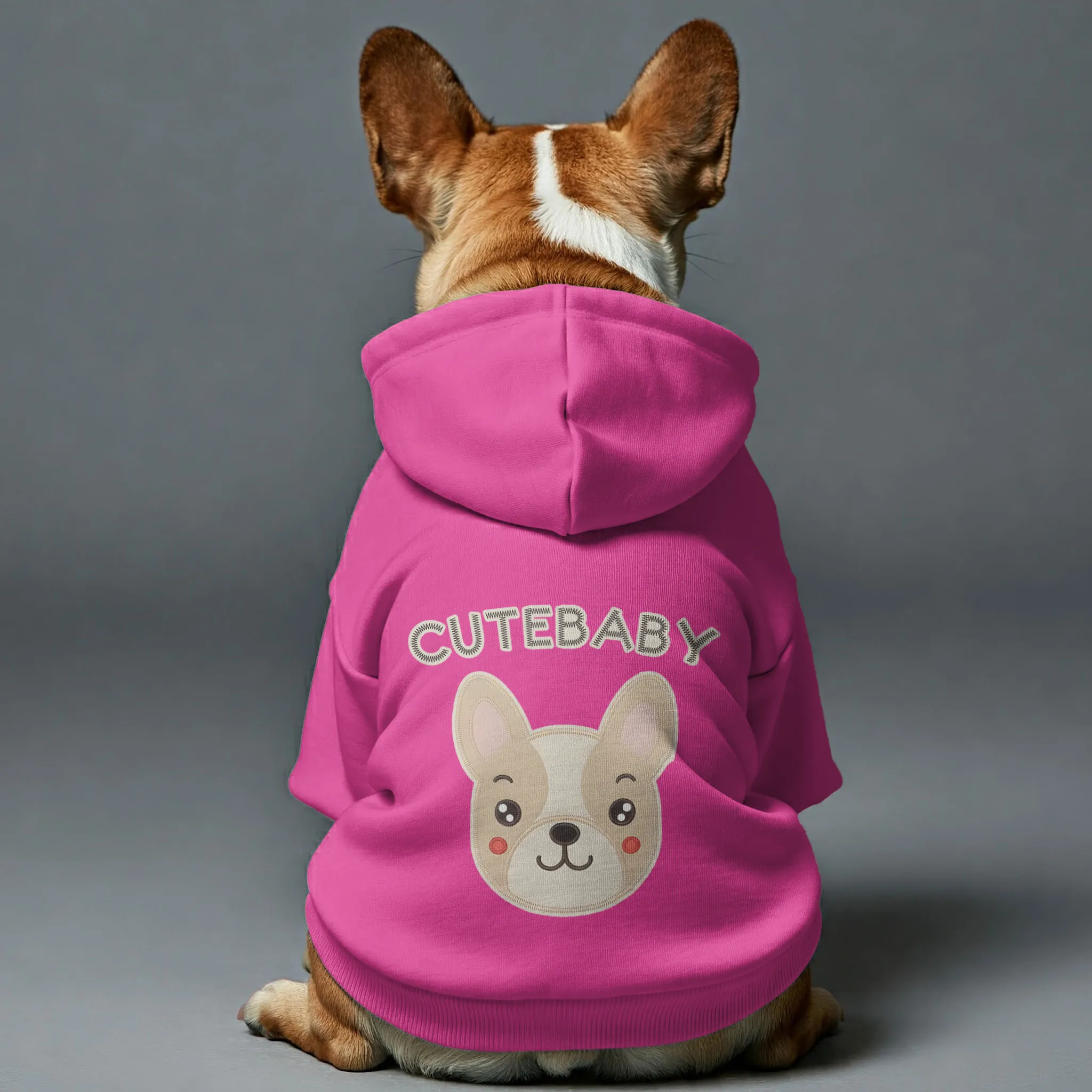 CUTEBABY - Personalized French Bulldog Hoodies with Funny Quotes – Stylish, Cozy, and Premium 100% Cotton