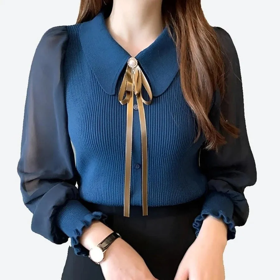 Elegant Puff Sleeve Blouses