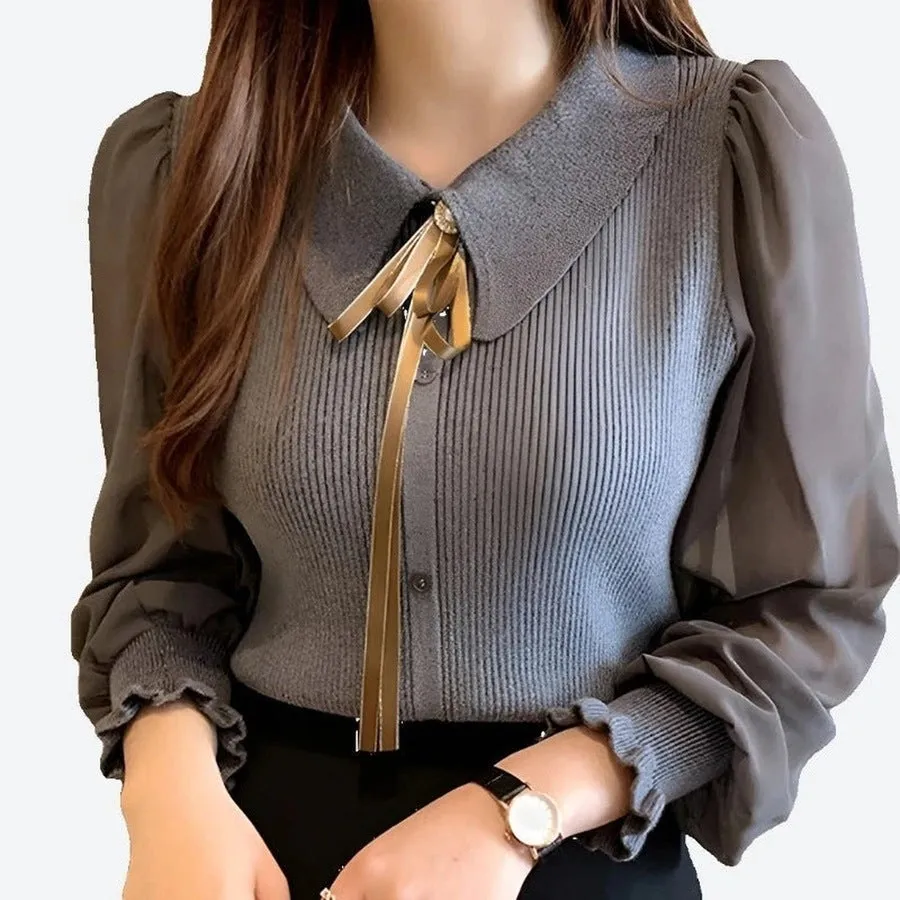 Elegant Puff Sleeve Blouses