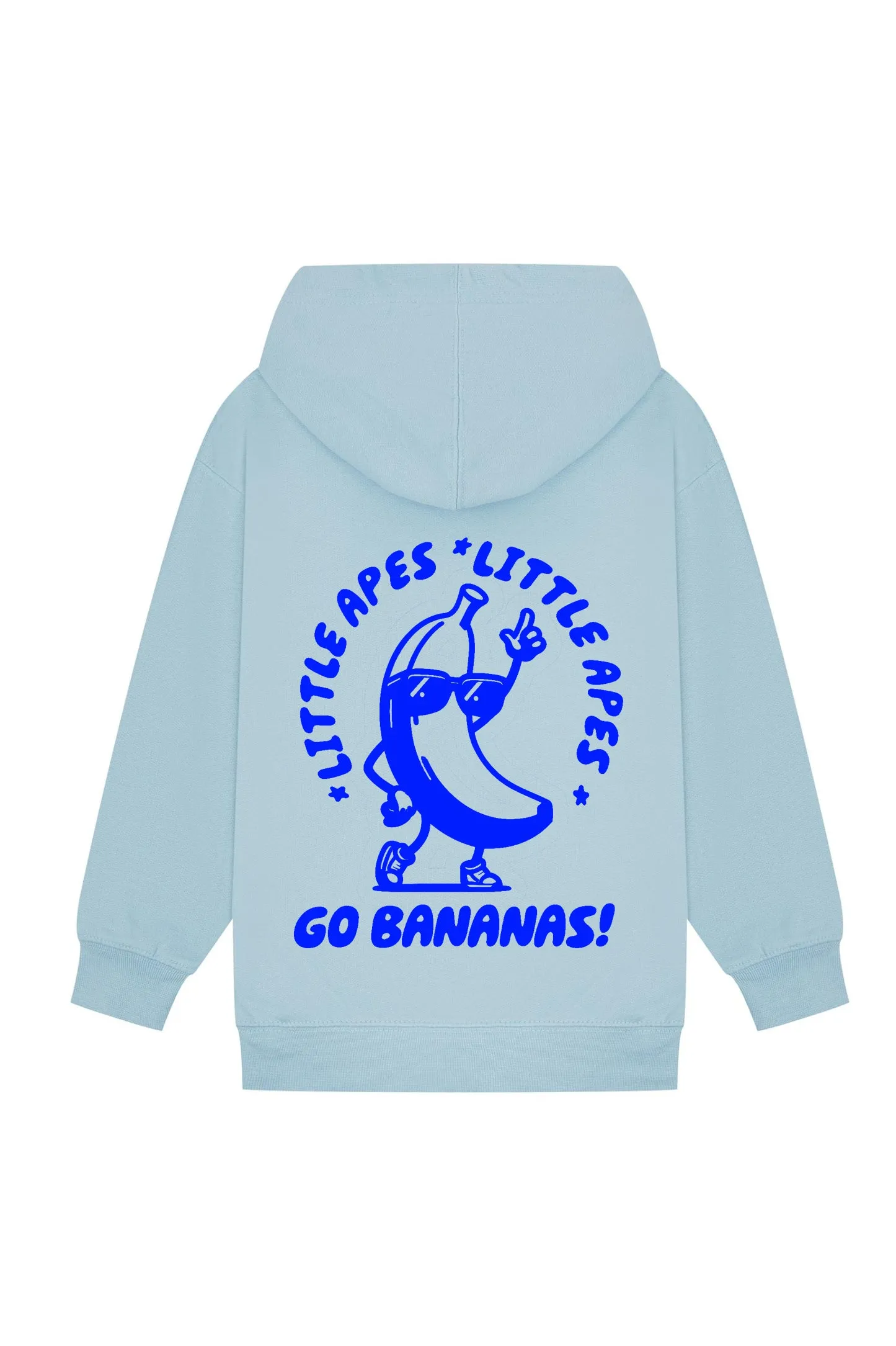 Little Apes Go Bananas! Hoodie - Light Blue