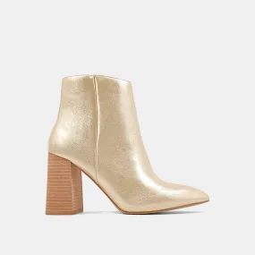 Lt Gold Veronica Bootie