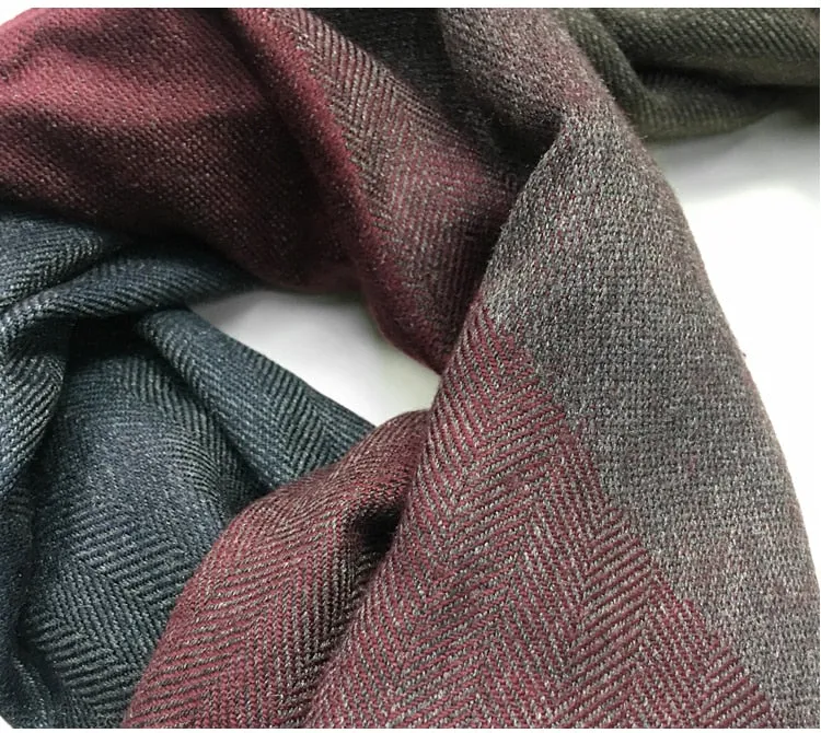 Men's Autumn/Winter Warm Imitation Cashmere Scarf