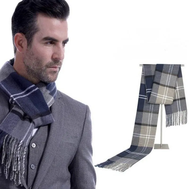 Men's Autumn/Winter Warm Woolen Scarf