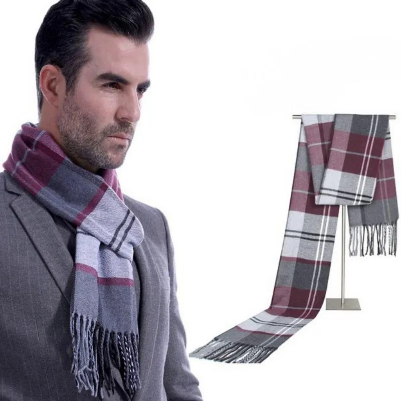 Men's Autumn/Winter Warm Woolen Scarf