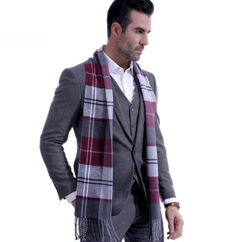 Men's Autumn/Winter Warm Woolen Scarf