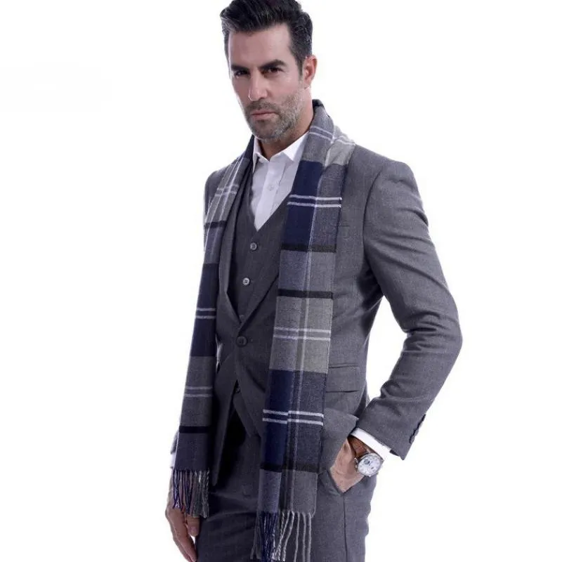 Men's Autumn/Winter Warm Woolen Scarf