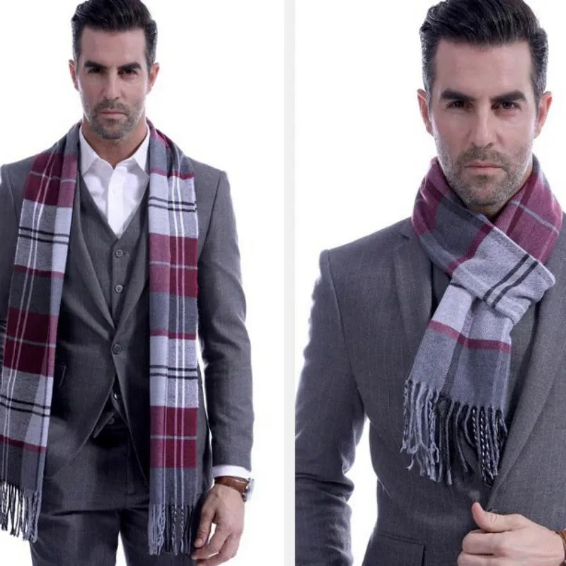 Men's Autumn/Winter Warm Woolen Scarf