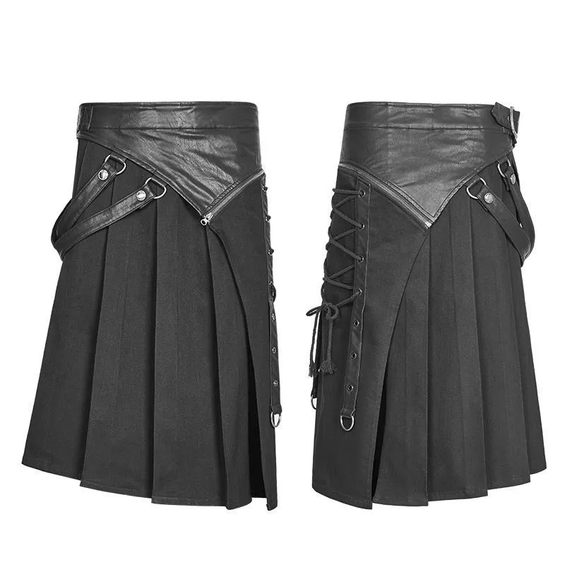 Men's Vintage Punk Kilt