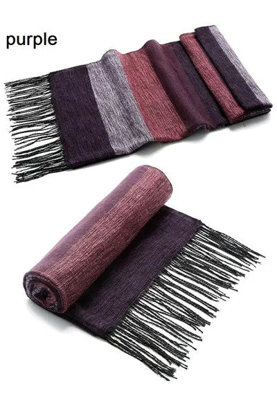 Men's Warm Cashmere/Wool Winter scarves - 6 Colours