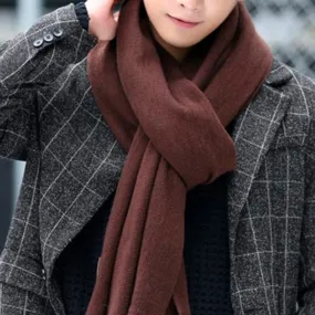 Men's Winter Thick Warm Long Scarf