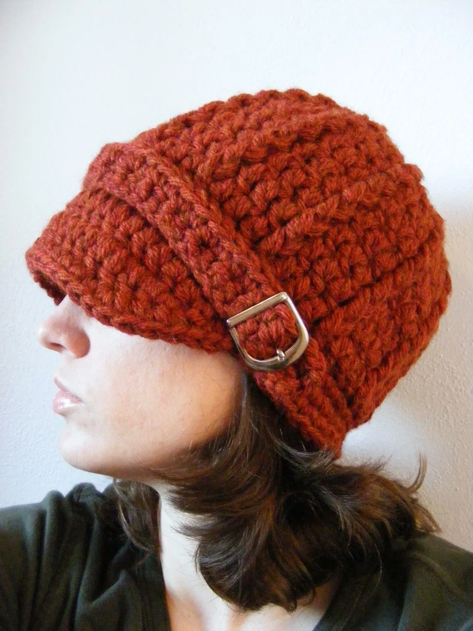 Pumpkin spice buckle beanie winter hat