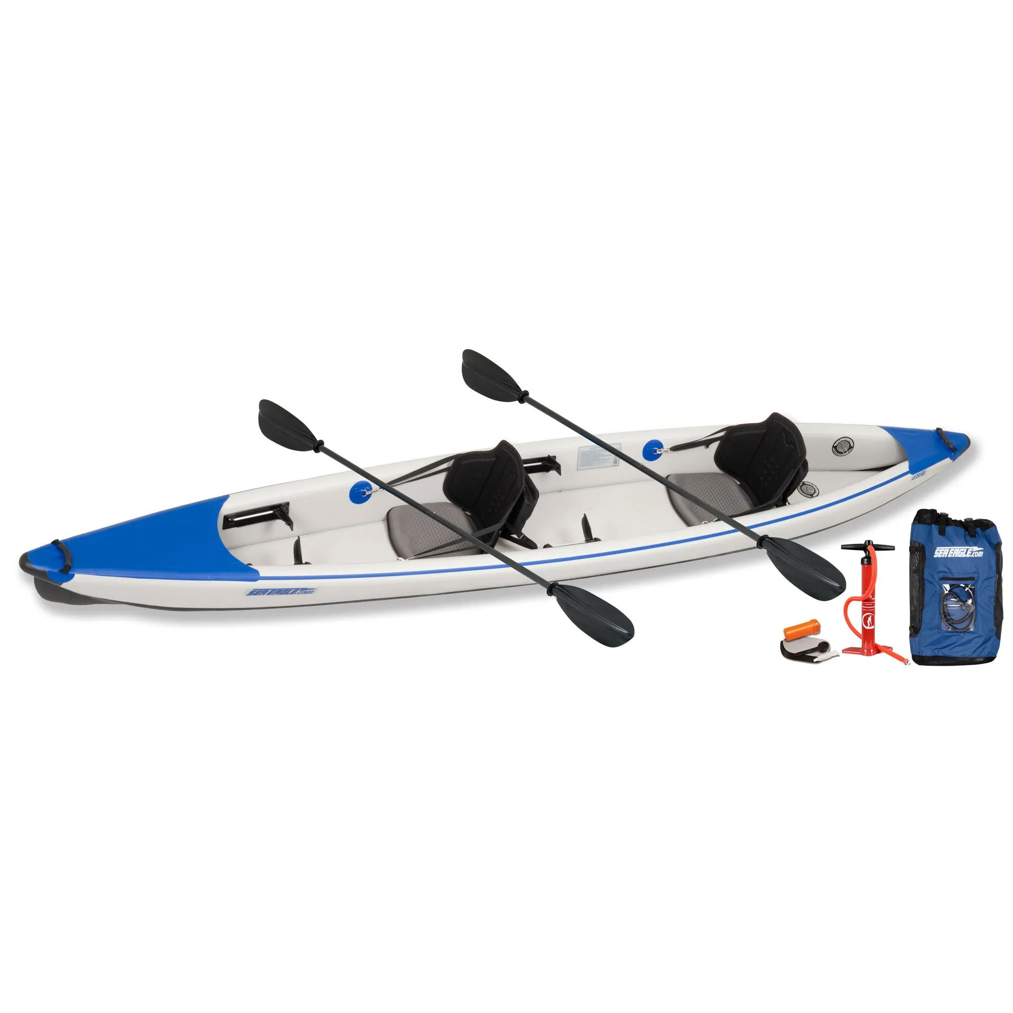 Sea Eagle RazorLite 473rl Inflatable Kayak Pro Carbon Tandem Package