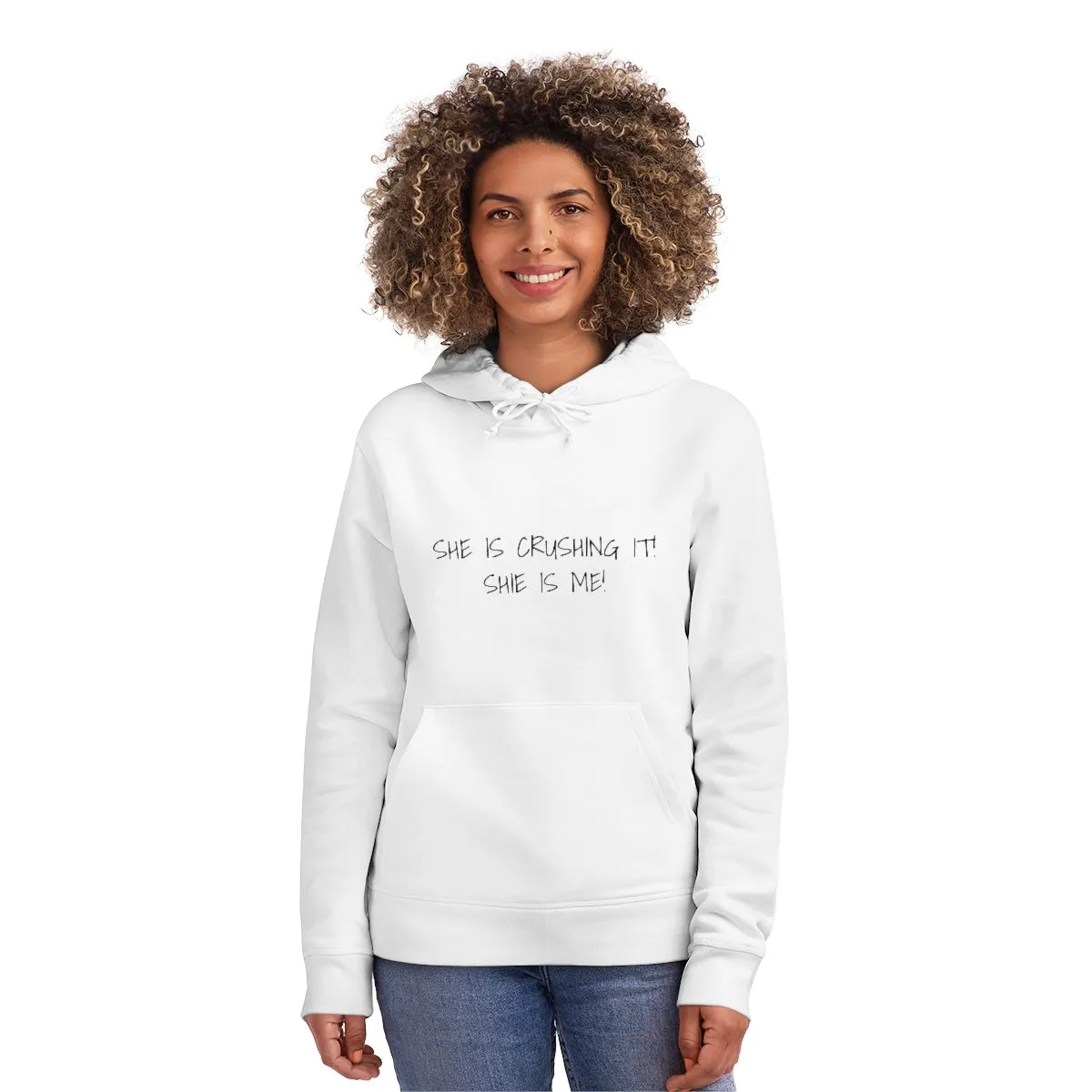 She Is Crushing It She Is Me Unisex Drummer Hoodie