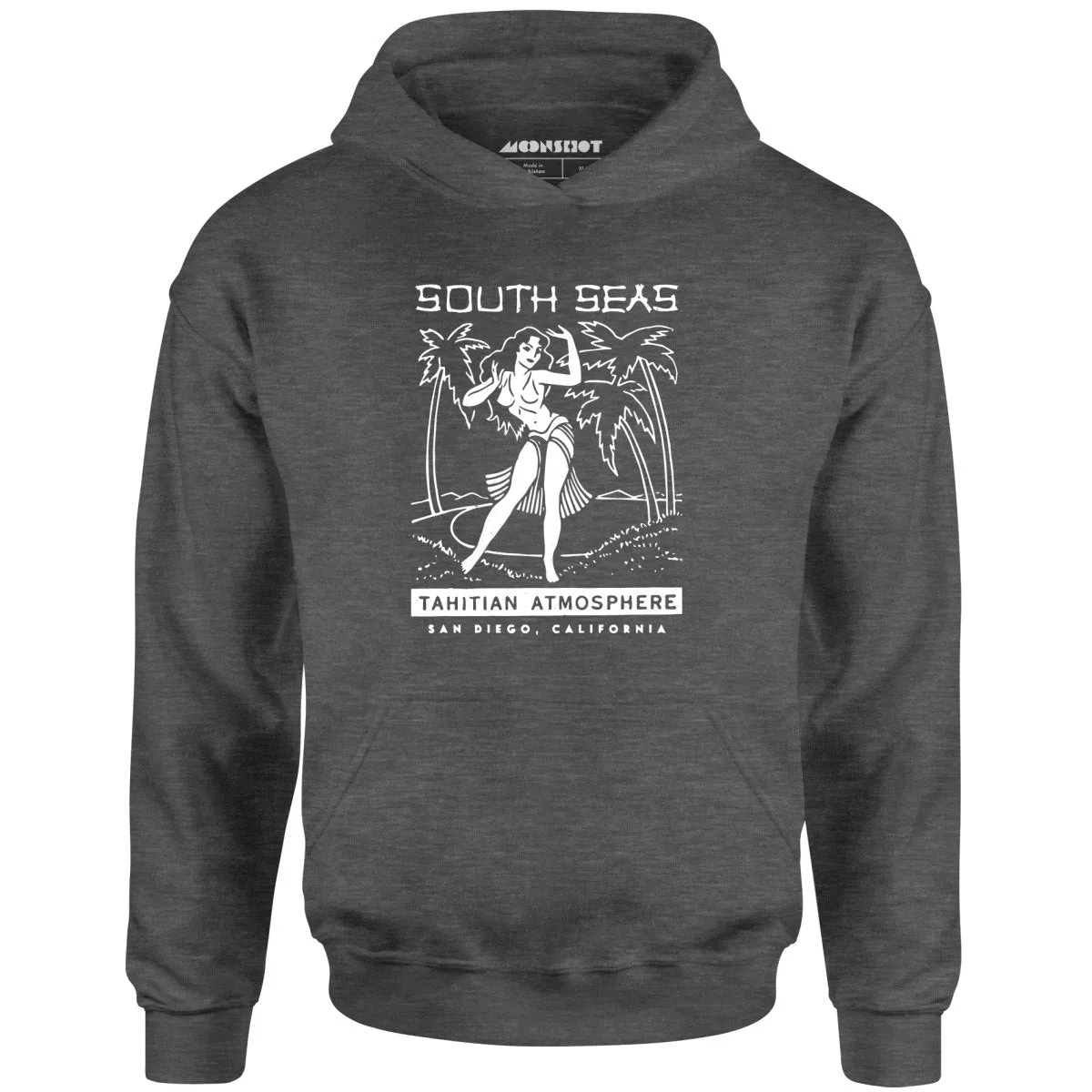 South Seas - San Diego, CA - Vintage Tiki Bar - Unisex Hoodie