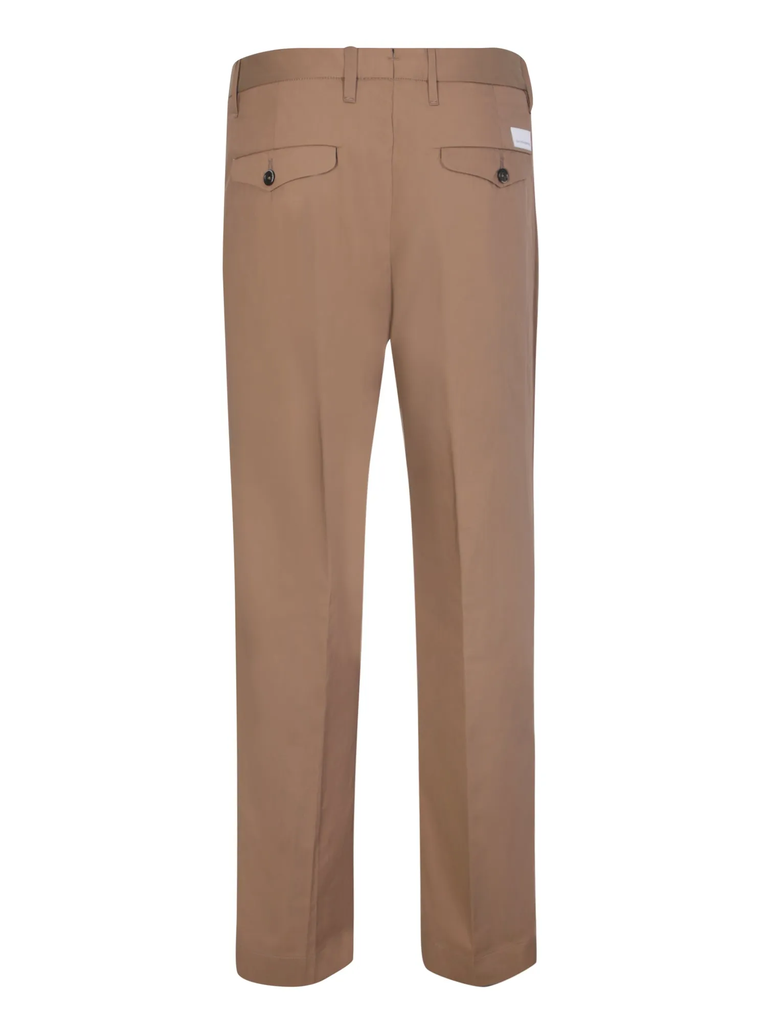 Taupe slim trousers