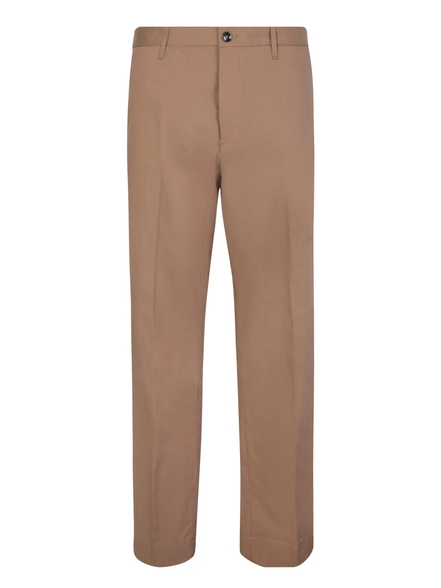 Taupe slim trousers