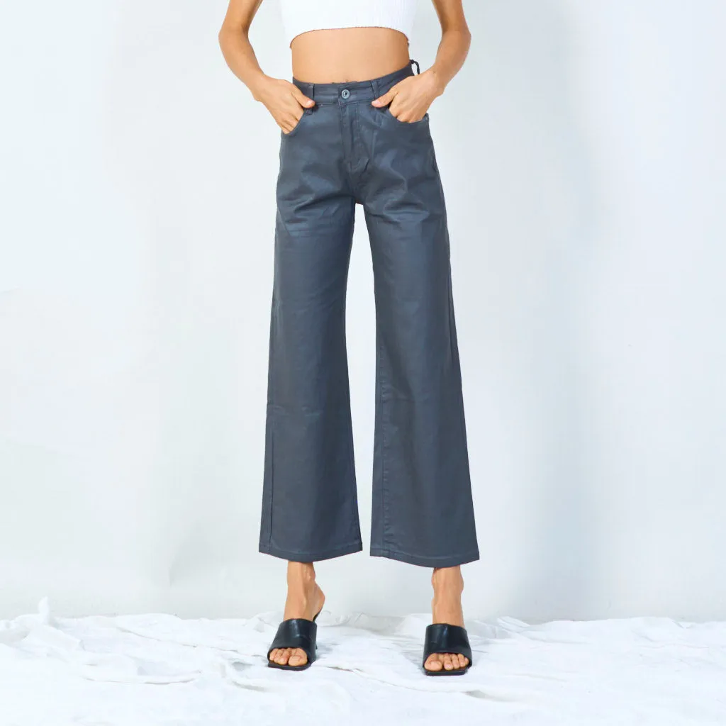 Trendy wide-leg trousers wholesale