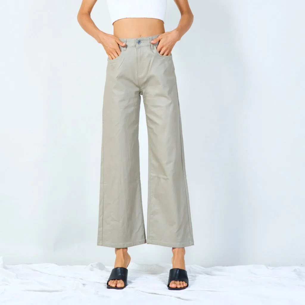 Trendy wide-leg trousers wholesale