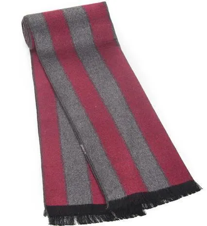 Warm Striped Scarf For Men